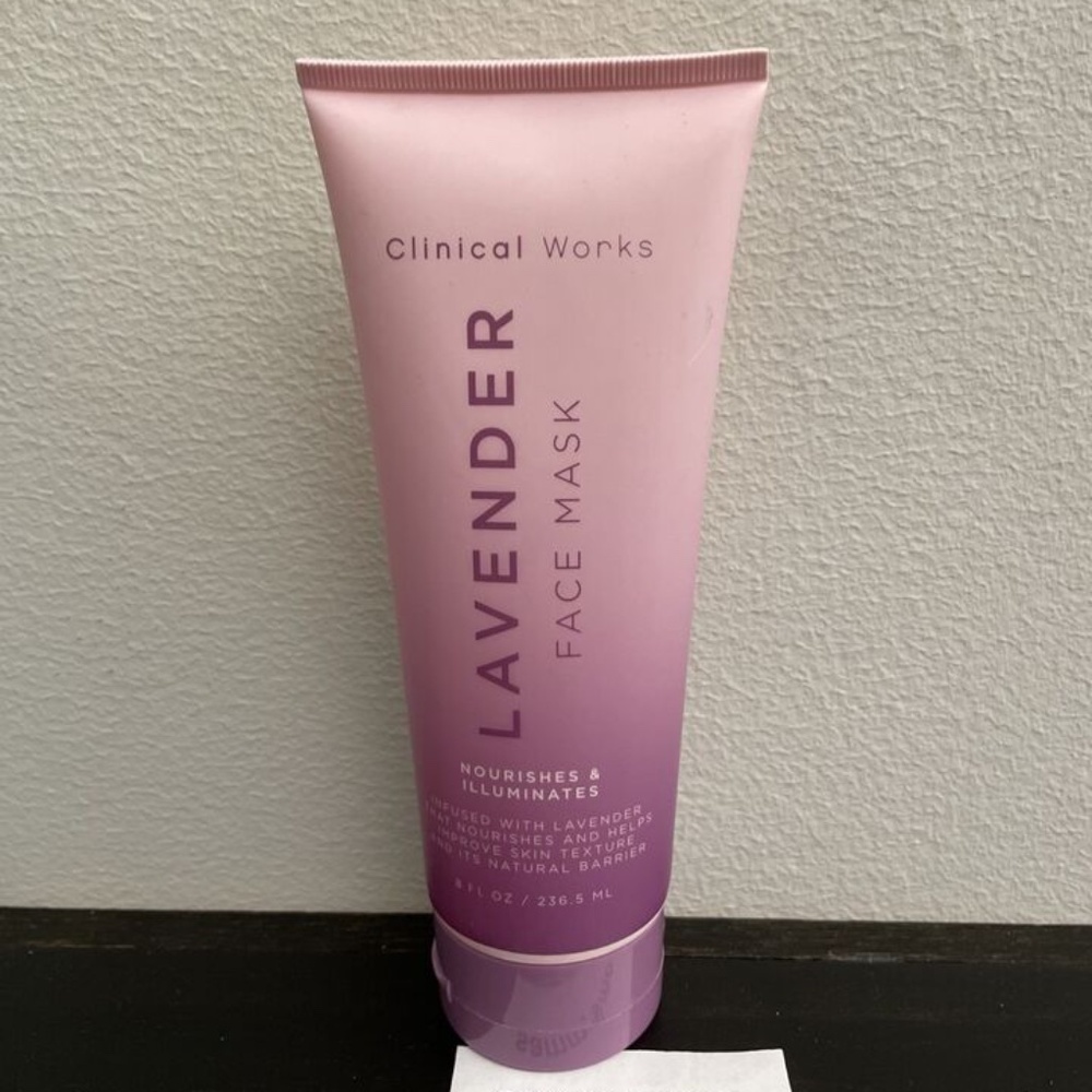 Clinical Works Lavender Face Mask - Nourishes & Illuminates - 8 fl oz